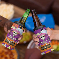 Dia De Muertos Mexico 4 in 1 Can Cooler Tumbler La Calavera Catrina - Wonder Print Shop