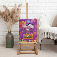 Dia De Muertos Mexico Canvas Wall Art La Calavera Catrina - Wonder Print Shop