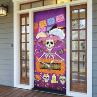 Dia De Muertos Mexico Door Cover La Calavera Catrina - Wonder Print Shop