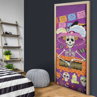 Dia De Muertos Mexico Door Cover La Calavera Catrina - Wonder Print Shop