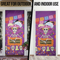 Dia De Muertos Mexico Door Cover La Calavera Catrina - Wonder Print Shop