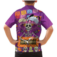 Dia De Muertos Mexico Family Matching Mermaid Dress and Hawaiian Shirt La Calavera Catrina - Wonder Print Shop