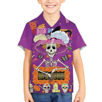Dia De Muertos Mexico Family Matching Summer Maxi Dress and Hawaiian Shirt La Calavera Catrina - Wonder Print Shop