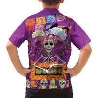 Dia De Muertos Mexico Family Matching Tank Maxi Dress and Hawaiian Shirt La Calavera Catrina - Wonder Print Shop