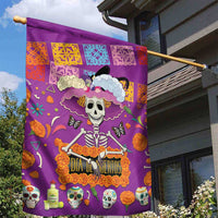 Dia De Muertos Mexico Garden Flag La Calavera Catrina - Wonder Print Shop