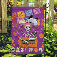 Dia De Muertos Mexico Garden Flag La Calavera Catrina - Wonder Print Shop