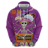 Dia De Muertos Mexico Hoodie La Calavera Catrina - Wonder Print Shop