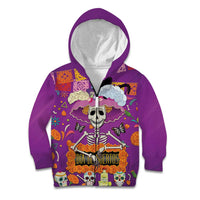 Dia De Muertos Mexico Kid Hoodie La Calavera Catrina - Wonder Print Shop