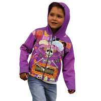 Dia De Muertos Mexico Kid Hoodie La Calavera Catrina - Wonder Print Shop