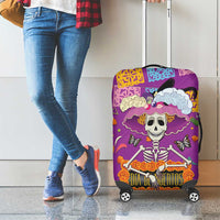 Dia De Muertos Mexico Luggage Cover La Calavera Catrina - Wonder Print Shop