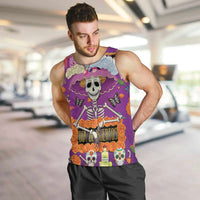 Dia De Muertos Mexico Men Tank Top La Calavera Catrina - Wonder Print Shop