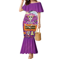 Dia De Muertos Mexico Mermaid Dress La Calavera Catrina - Wonder Print Shop