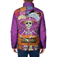 Dia De Muertos Mexico Padded Jacket La Calavera Catrina - Wonder Print Shop