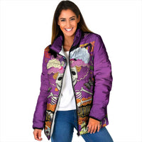 Dia De Muertos Mexico Padded Jacket La Calavera Catrina - Wonder Print Shop