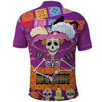 Dia De Muertos Mexico Polo Shirt La Calavera Catrina - Wonder Print Shop