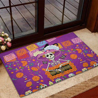 Dia De Muertos Mexico Rubber Doormat La Calavera Catrina - Wonder Print Shop