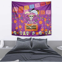 Dia De Muertos Mexico Tapestry La Calavera Catrina - Wonder Print Shop