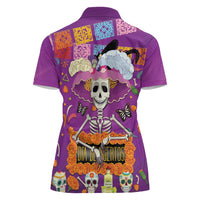 Dia De Muertos Mexico Women Polo Shirt La Calavera Catrina - Wonder Print Shop