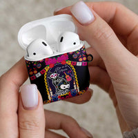 Mexico Day Of The Dead AirPods Case Cat Skeleton Dia De Los Meowtos - Wonder Print Shop