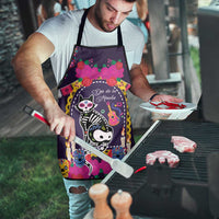Mexico Day Of The Dead Apron Cat Skeleton Dia De Los Meowtos - Wonder Print Shop