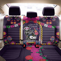 Mexico Day Of The Dead Back Car Seat Cover Cat Skeleton Dia De Los Meowtos - Wonder Print Shop