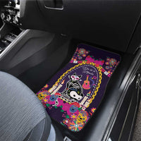 Mexico Day Of The Dead Car Mats Cat Skeleton Dia De Los Meowtos - Wonder Print Shop