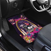 Mexico Day Of The Dead Car Mats Cat Skeleton Dia De Los Meowtos - Wonder Print Shop