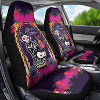 Mexico Day Of The Dead Car Seat Cover Cat Skeleton Dia De Los Meowtos - Wonder Print Shop