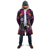 Mexico Day Of The Dead Cloak Cat Skeleton Dia De Los Meowtos - Wonder Print Shop