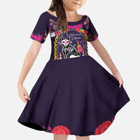 Mexico Day Of The Dead Family Matching Off Shoulder Maxi Dress and Hawaiian Shirt Cat Skeleton Dia De Los Meowtos - Wonder Print Shop