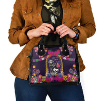 Mexico Day Of The Dead Shoulder Handbag Cat Skeleton Dia De Los Meowtos - Wonder Print Shop