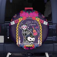 Mexico Day Of The Dead Spare Tire Cover Cat Skeleton Dia De Los Meowtos - Wonder Print Shop
