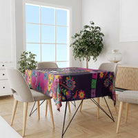 Mexico Day Of The Dead Tablecloth Cat Skeleton Dia De Los Meowtos - Wonder Print Shop