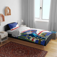 Cape Verde Bedding Set Grey-Headed Kingfisher Mix Honey Locust - Wonder Print Shop