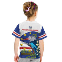 Cape Verde Kid T Shirt Grey-Headed Kingfisher Mix Honey Locust - Wonder Print Shop