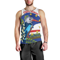 Cape Verde Men Tank Top Grey-Headed Kingfisher Mix Honey Locust - Wonder Print Shop