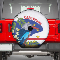 Cape Verde Spare Tire Cover Grey-Headed Kingfisher Mix Honey Locust - Wonder Print Shop