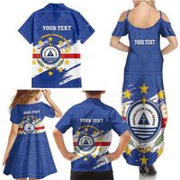 Personalized Cape Verde Family Matching Summer Maxi Dress and Hawaiian Shirt Coat Of Arms - African Pattern - Wonder Print Shop