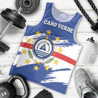 Personalized Cape Verde Men Tank Top Coat Of Arms - African Pattern - Wonder Print Shop