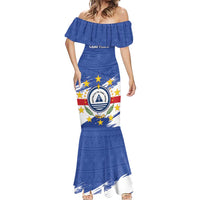 Personalized Cape Verde Mermaid Dress Coat Of Arms - African Pattern - Wonder Print Shop