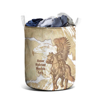 Winged Hussars Poland Laundry Basket Amor Patriae Nostra Lex Polska Eagle