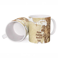 Winged Hussars Poland Ceramic Mug Amor Patriae Nostra Lex Polska Eagle
