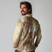 Winged Hussars Poland Long Sleeve Polo Shirt Amor Patriae Nostra Lex Polska Eagle