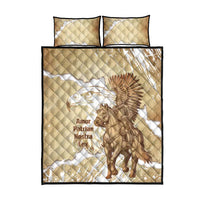 Winged Hussars Poland Quilt Bed Set Amor Patriae Nostra Lex Polska Eagle