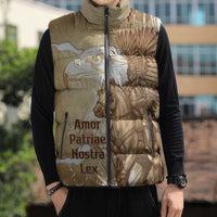 Winged Hussars Poland Sleeveless Puffer Jacket Amor Patriae Nostra Lex Polska Eagle