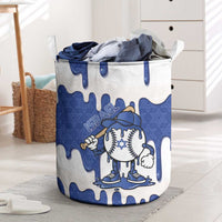 Israel 2026 Baseball Laundry Basket Star of David Pattern Drip Style