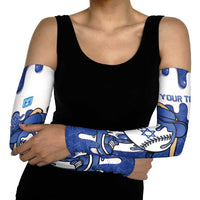 Israel 2026 Baseball Personalised Arm Sleeves Star of David Pattern Drip Style