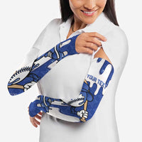 Israel 2026 Baseball Personalised Arm Sleeves Star of David Pattern Drip Style
