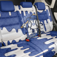 Israel 2026 Baseball Back Car Seat Cover Star of David Pattern Drip Style