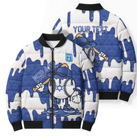 Israel 2026 Baseball Personalised Bomber Puffer Jacket Star of David Pattern Drip Style